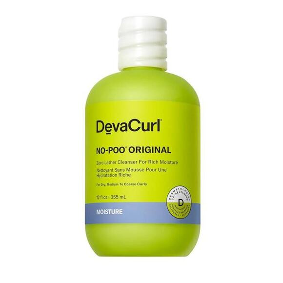 Devacurl NO-POO Original Zero Lather Cleanser, 12 Oz Deva Curl NEW SEALED - Picture 5 of 6